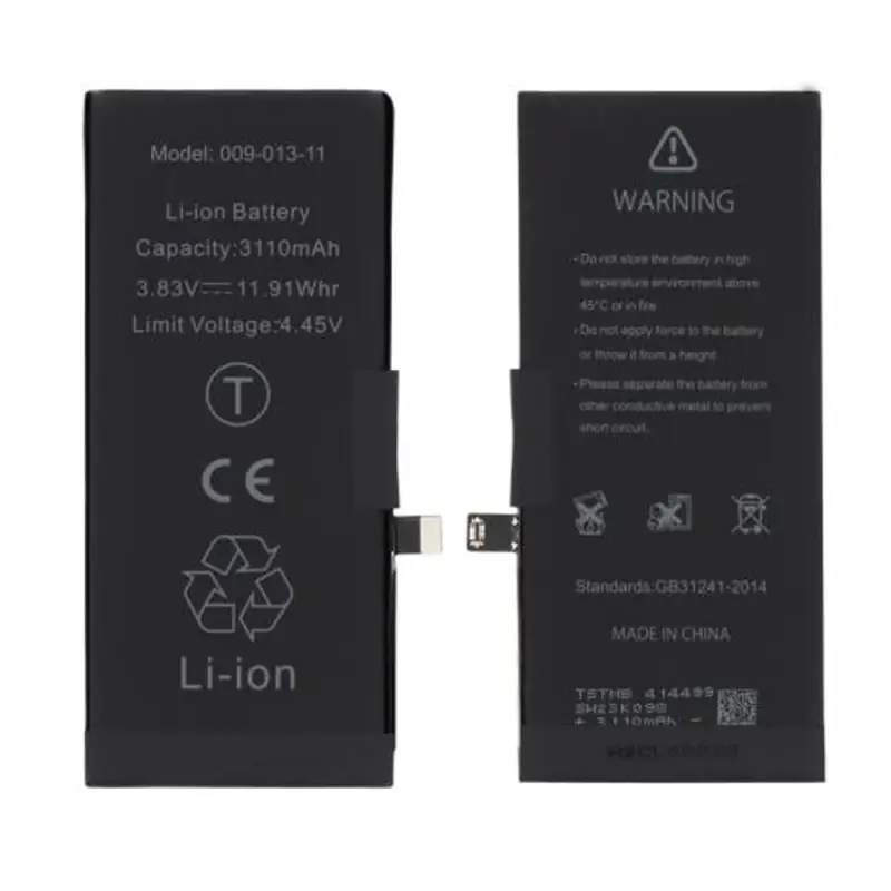 Batterie 616-00641/616-00644 3110mAh iPhone 11 (Aucun pop-up/État 100%) Nécessaire BMS d'origine