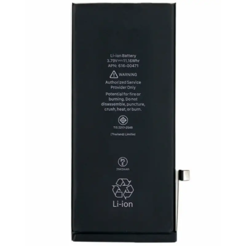 Batterie 616-00641/616-00644 3110mAh iPhone 11 avec Adhésifs - Pure Cobalt (ECO Ti)