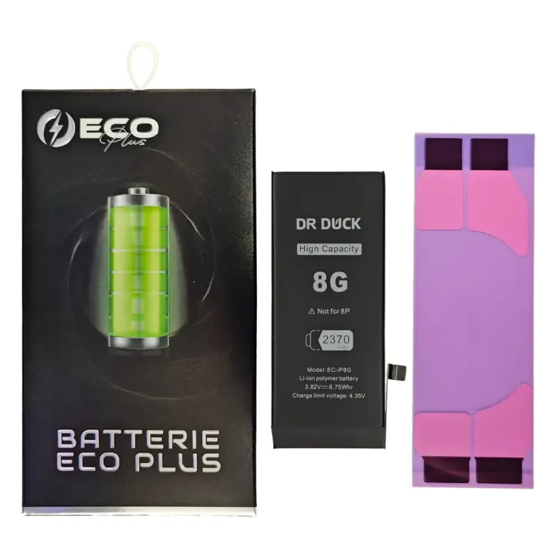 Batterie 616-00357/616-00361 2730mAh iPhone 8 130% Plus Durable (ECO Plus)