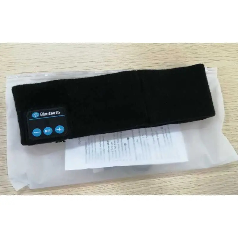 Bandeau Bluetooth tricoté - haut-parleurs et micro intégrés - Bluetooth 5.0 - son HiFi - appels mains libres - portée 10