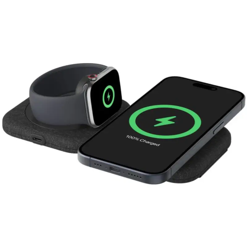 Chargeur Magnétique de Voyage 2-en-1 Qi2 BELKIN 15W - WIZ026vfBK