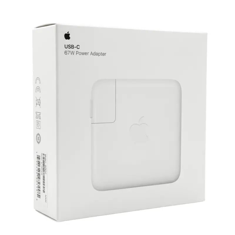 Adaptateur Secteur USB-C 67W MKU63ZM/A - Retail Box (Apple)