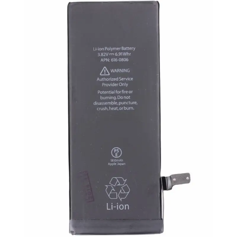 Batterie 616-0809/0805/0807/0806 1810mAh iPhone 6 avec Adhésifs - Pure Cobalt (ECO Ti)