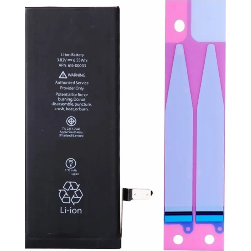 Batterie 616-0809/0805/0807/0806 1810mAh iPhone 6 avec Adhésifs - Pure Cobalt (ECO Ti)