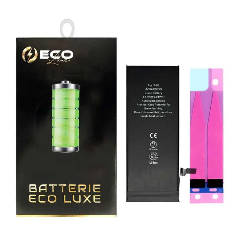Batterie 616-0809/0805/0807/0806 1810mAh iPhone 6 - Puce Ti (ECO Luxe) Alternative d'origine