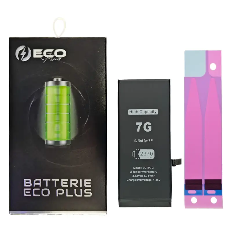 Batterie 616-00255 2370mAh iPhone 7 130% Plus Durable (ECO Plus)